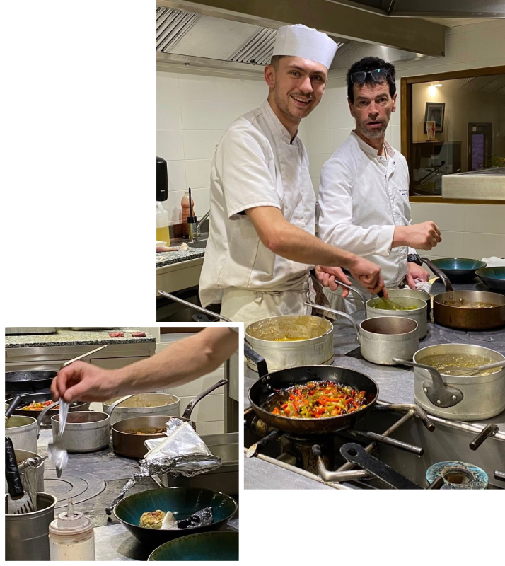 REPAS À DOMICILE - Aux Vieux Arceaux - restaurant MERCUER - Ucel restaurant - Mercuer Restaurant